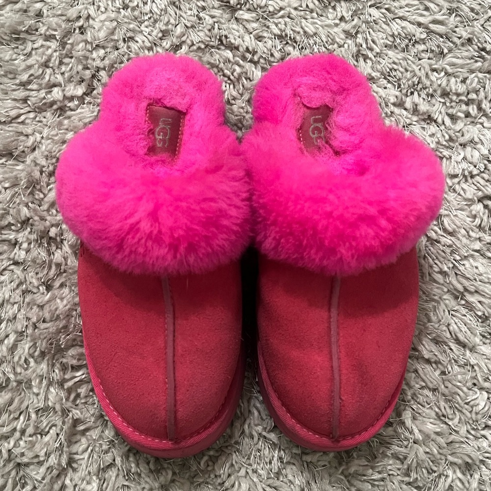 UGG DISQUETTE PLATFORM SHOES | PINK